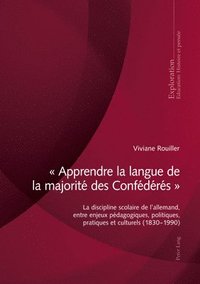 bokomslag  Apprendre La Langue de la Majorit Des Confdrs 