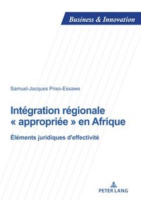 bokomslag Integration regionale appropriee en Afrique