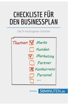 50minuten, Antoine Delers - Checkliste für den Businessplan, Häftad