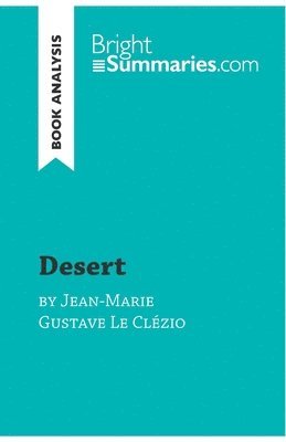 bokomslag Desert by Jean-Marie Gustave Le Clezio (Book Analysis)