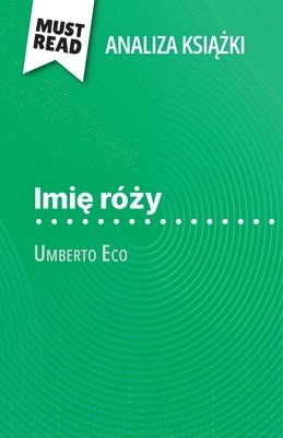 Claire Mathot - Imię róży książka Umberto Eco (Analiza książki), Häftad