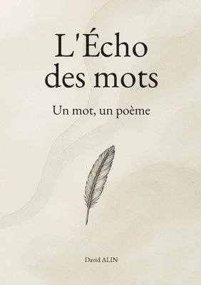 bokomslag L'Écho des mots