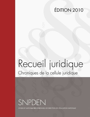 bokomslag Recueil Juridique
