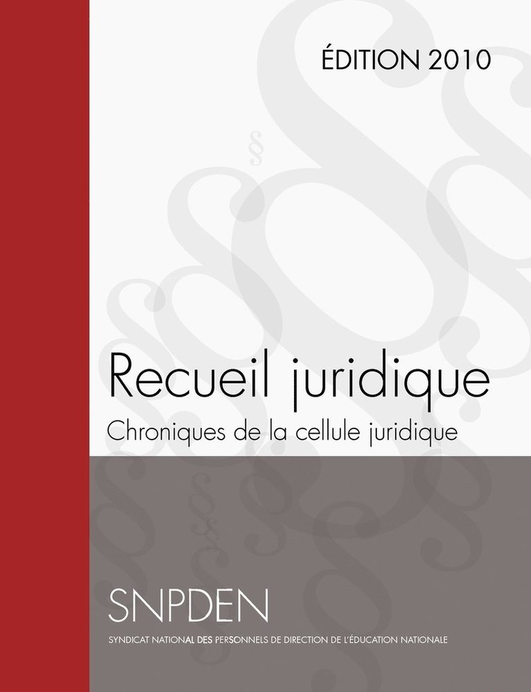 Recueil Juridique 1