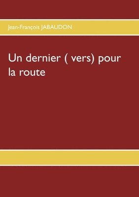 bokomslag dernier ( vers) pour la route