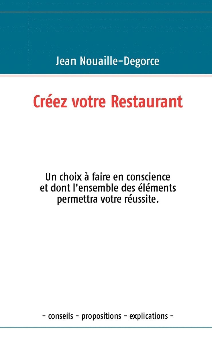 Crez votre Restaurant 1