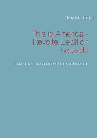 bokomslag This is America - Rvolte L'dition nouvelle