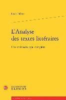 bokomslag L'analyse des textes littéraires: une méthodologie complète