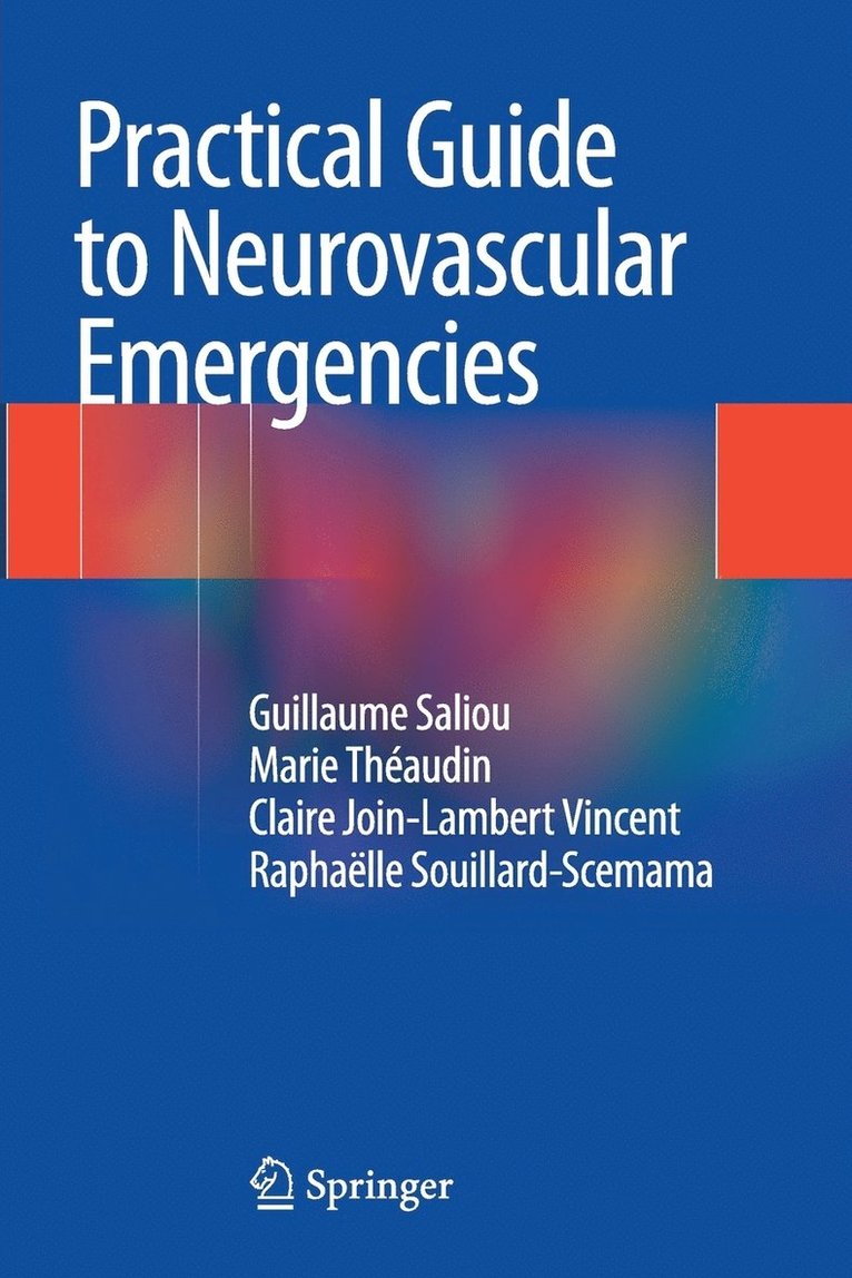 Guillaume Saliou, Marie Theaudin, Claire Join-Lambert Vincent, Raphaelle Souillard-Scemama - Practical Guide to Neurovascular Emergencies, Häftad