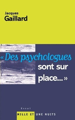 bokomslag Des Psychologues Sont Sur Place