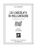 bokomslag Les chocolats du milliardaire