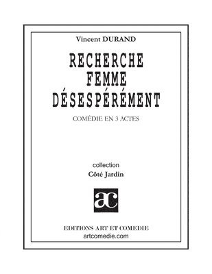 Vincent Durand - Recherche femme désespérément, Häftad