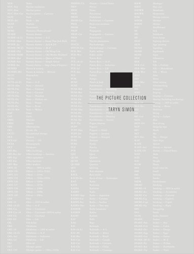 Taryn Simon, Tim Griffin - Taryn Simon: The Picture Collection, Häftad