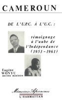 TBD - Cameroun de l'UPC à VUC, Häftad