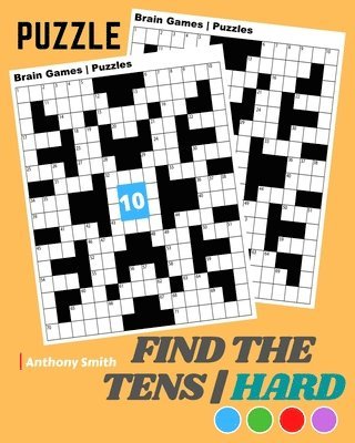NEW!! Find the Tens Math Puzzle For Adults Hard Challenging Math Activity Book For Adults 1