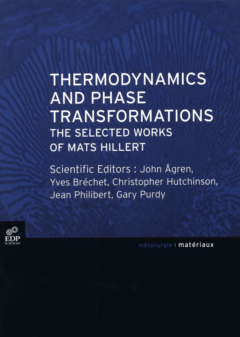 Thermodynamics and Phase Transformations 1