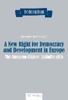 bokomslag A New Right for Democracy and Development in Europe