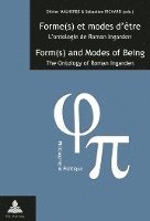 bokomslag Forme(s) et modes dtre / Form(s) and Modes of Being