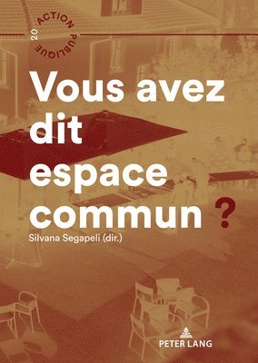 bokomslag Vous avez dit espace commun?