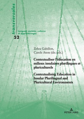 bokomslag Contextualiser lducation en milieux insulaires plurilingues et pluriculturels Contextualising Education in Insular Plurilingual and Pluricultural Environments