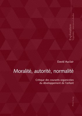David Auclair - Moralité, autorité, normalité, Häftad
