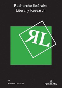 bokomslag Recherche littéraire / Literary Research