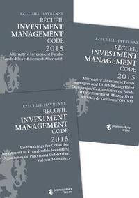 bokomslag Recueil Investment Management Code - Tomes 1 - 2 - 3