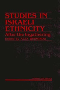 bokomslag Studies Israeli Ethnicity