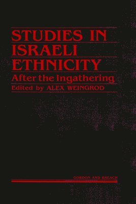 bokomslag Studies Israeli Ethnicity