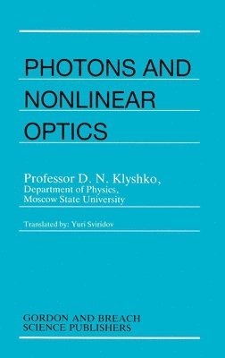 bokomslag Photons Nonlinear Optics