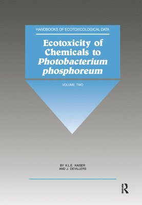 bokomslag Ecotoxicity of Chemicals to Photobacterium Phosphoreum