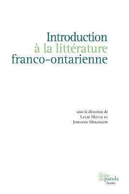 Introduction  la littrature franco-ontarienne 1