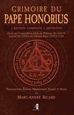 Marc-André Ricard - Grimoire du Pape Honorius, Häftad