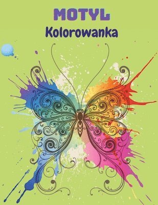 bokomslag Motyl Kolorowanka