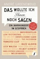 bokomslag Das wollte ich Ihnen noch sagen