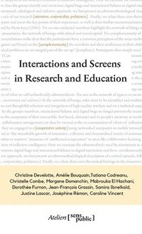 bokomslag Interactions and Screens in Research and Education