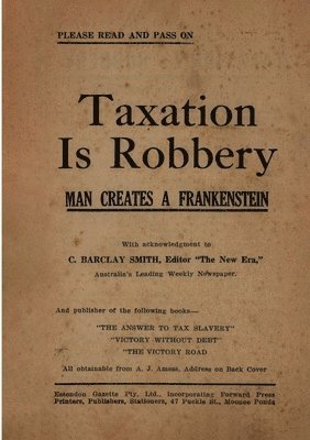 bokomslag Taxation is Robbery