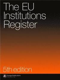 bokomslag Eu Institutions Register
