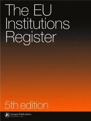 bokomslag Eu Institutions Register