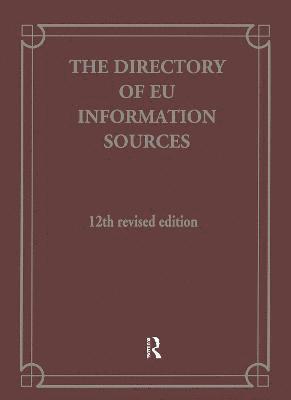 bokomslag Directory Of EU Information Sources