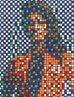 Invader: Rubikcubist 1