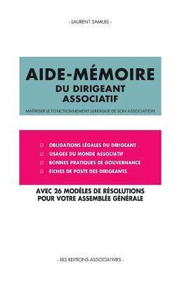 bokomslag Aide-mémoire du dirigeant associatif