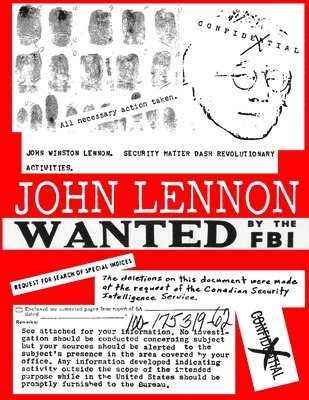 bokomslag JOHN LENNON - Wanted by the FBI