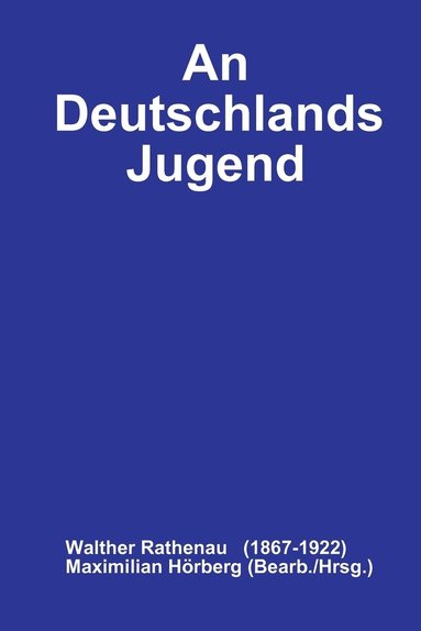 bokomslag An Deutschlands Jugend