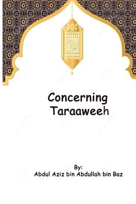Concerning Taraaweeh 1