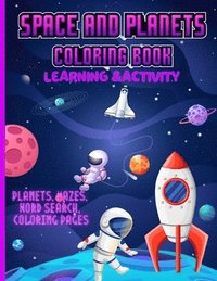 bokomslag Space and Planets Coloring Book Learning & Activity