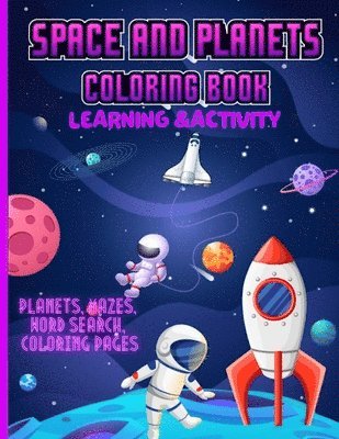 Space and Planets Coloring Book Learning & Activity 1