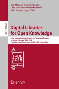 bokomslag Digital Libraries for Open Knowledge