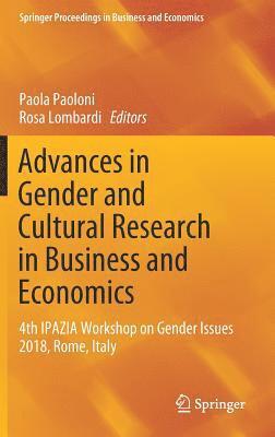 Advances in Gender and Cultural Research in Business and Economics 1