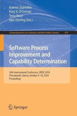 bokomslag Software Process Improvement and Capability Determination